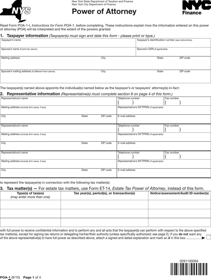 1 New York Do Not Resuscitate Form Free Download