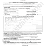 2015 G4 State Of Georgia Employee S Withholding Allowance Certificate