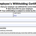 2020 W 4 Form Federal Withholding CertiPay Online