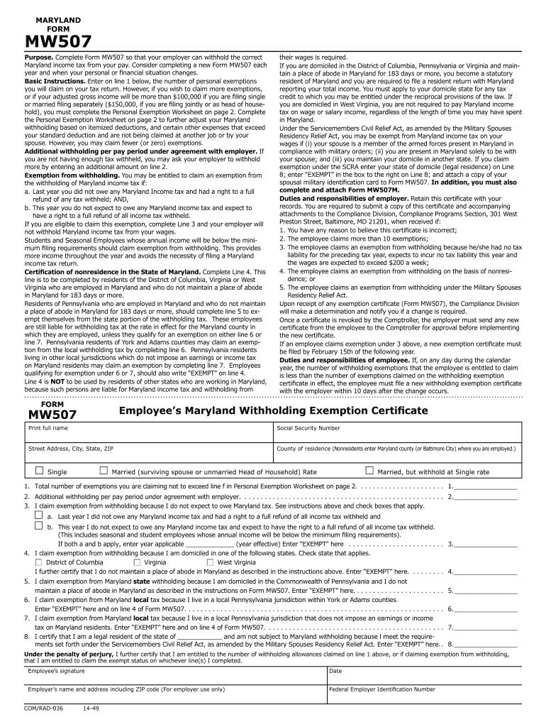 2021 Maryland Withholding Tax Form Tax Withholding Estimator 2021