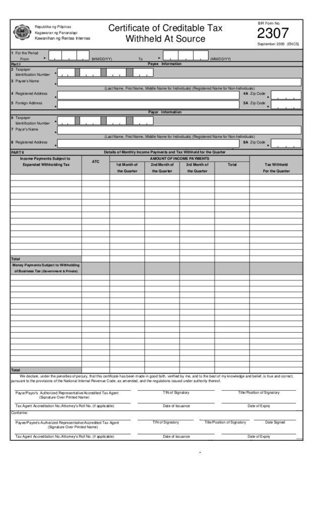 BIR Form 2307 Everything You Need To Know FullSuite