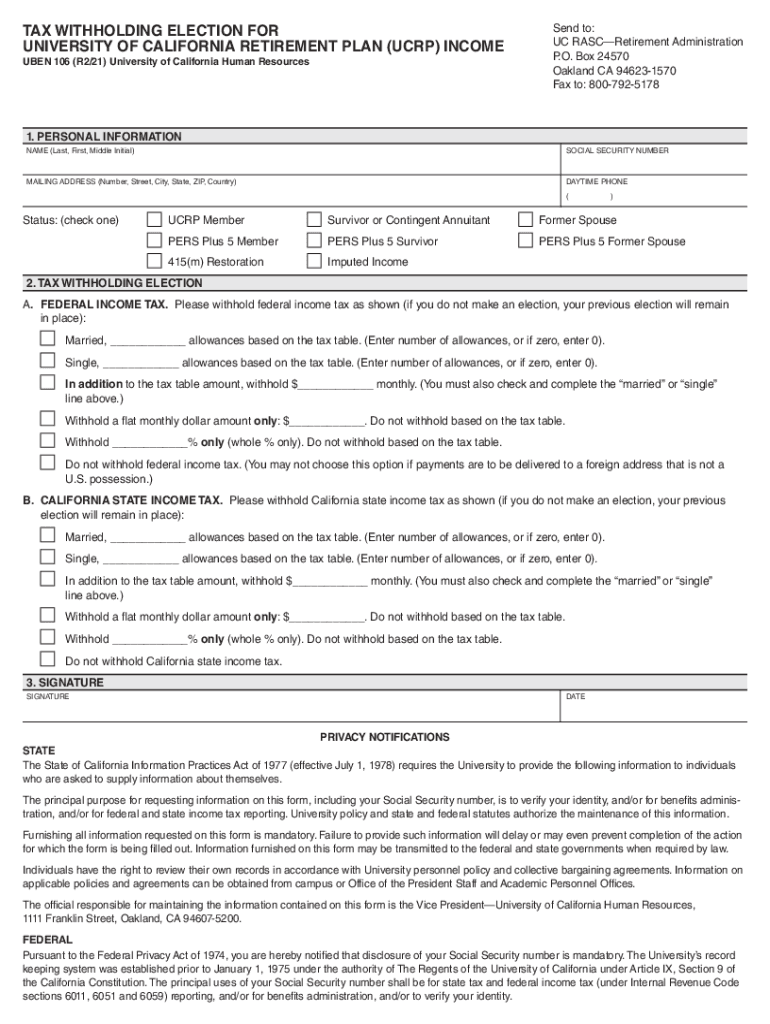 CA UBEN 106 2021 Fill Out Tax Template Online US Legal Forms