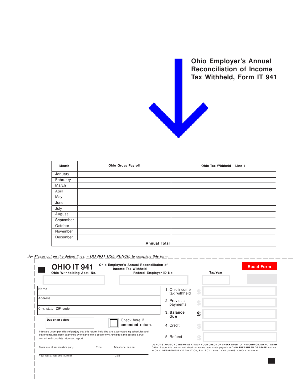 Employer Withholding Tax Ohio MPLOYME