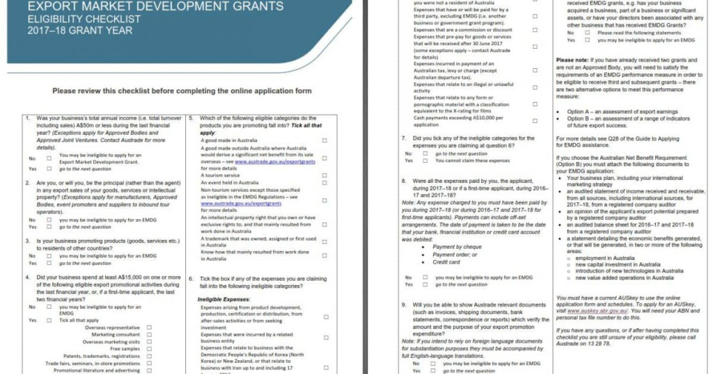 Export Market Development Grant Atotaxrates info