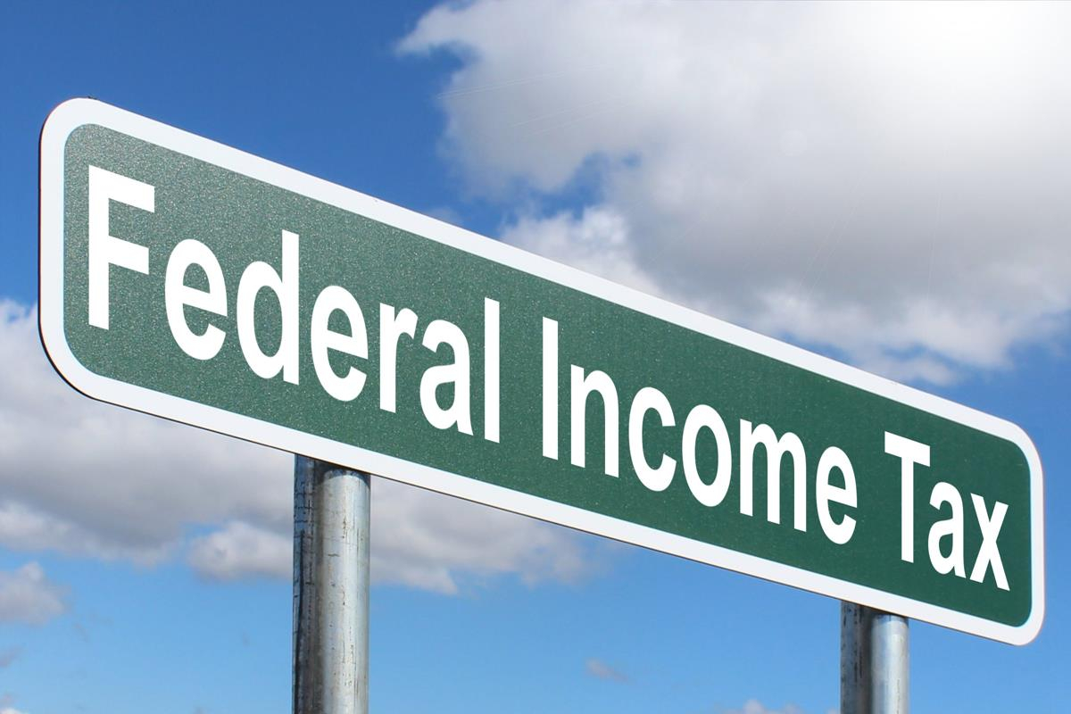 Federal Income Tax Free Of Charge Creative Commons Green Highway Sign 