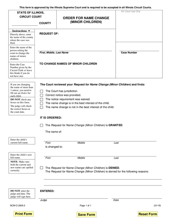 Fill Free Fillable Forms For The State Of Illinois