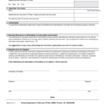 Fillable Arizona Form 821 Withholding Tax Information Authorization Printable Pdf Download