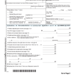 Fillable Form 1 Wisconsin Income Tax 2016 Printable Pdf Download