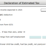 Form 1040 ES Estimated Tax Form Payment Voucher Print View