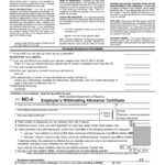 Form Nc 4 2003 Employee S Withholding Allowance Certificate Printable Pdf Download