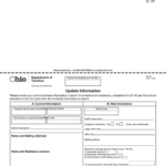 Form St 3c 2009 Update Information Ohio Department Of Taxation