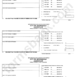 Form W 1 Employer S Quarterly Return Of Tax Withheld City Of