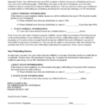 Form W 4p State Withholding Election Printable Pdf Download