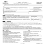 Form W 9 Request For Taxpayer Identification Number And Certification