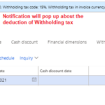 How To Configure Withholding Tax Processing Transactions And