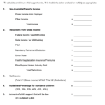 Il Calculating Child Obligation Fill Online Printable Fillable