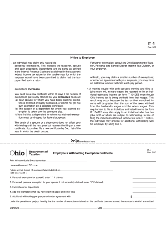 Illinois State Tax Withholding Form WithholdingForm