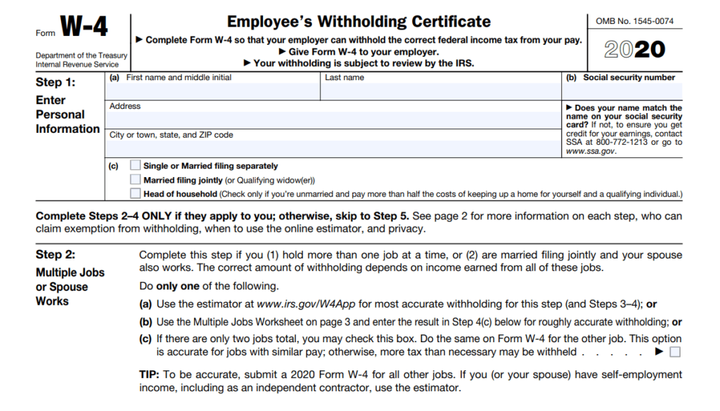 Iowa W4 2021 Form Printable 2022 W4 Form