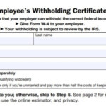 IRS AMENDS FORM W 4 FOR 2020 EMPLOYEE WITHHOLDING Onyx Tax Tax