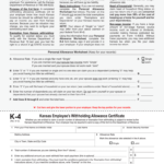 KS DoR K 4 2015 Fill Out Tax Template Online US Legal Forms