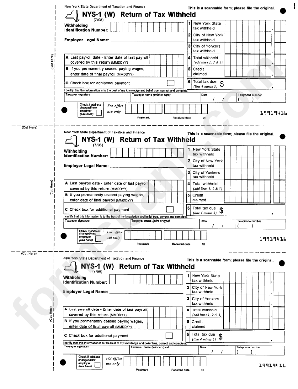 Nys Employee Tax Form 2022 Employeeform