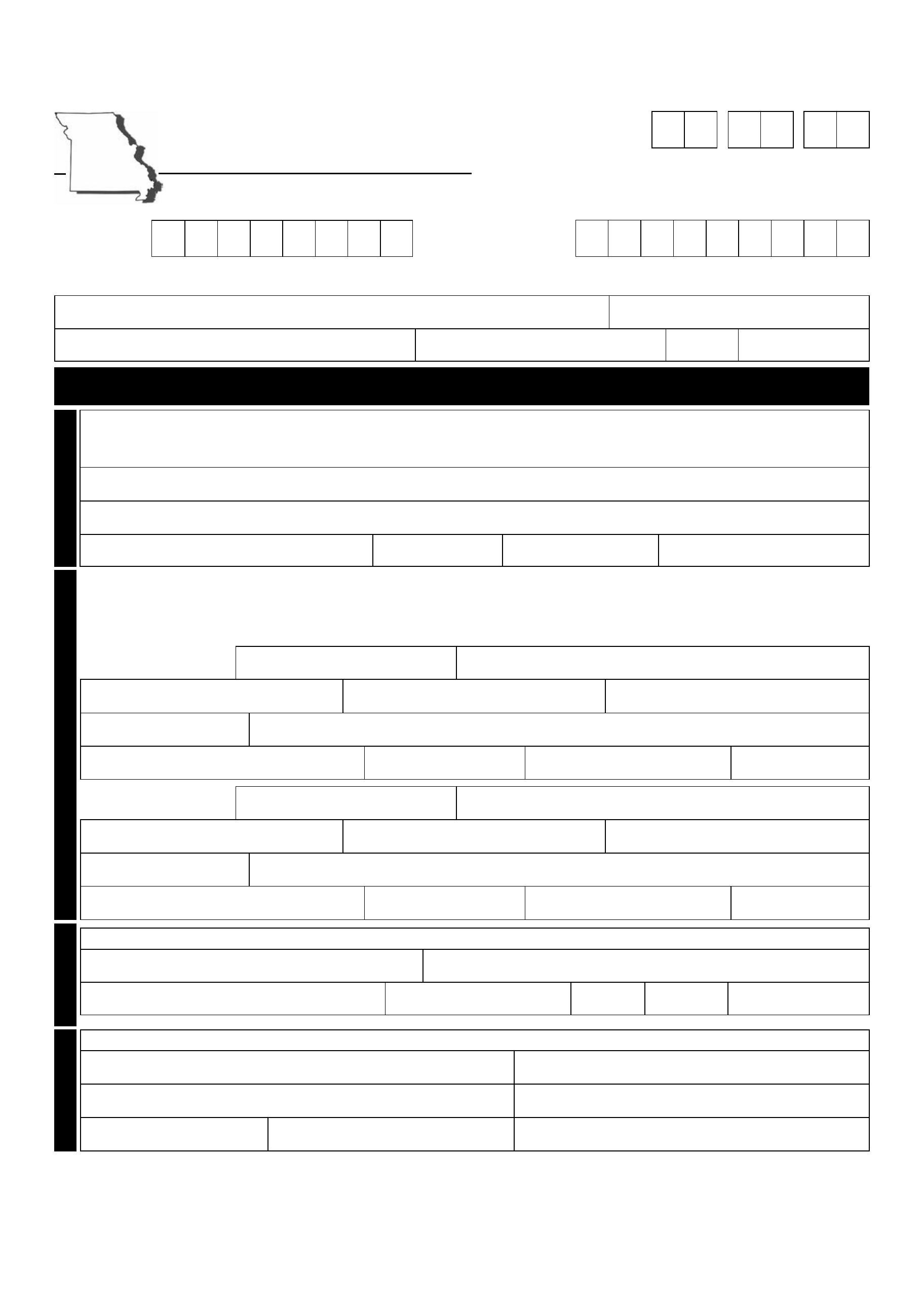 Registration Or Exemption Change Request Missouri Edit Fill Sign Online Handypdf