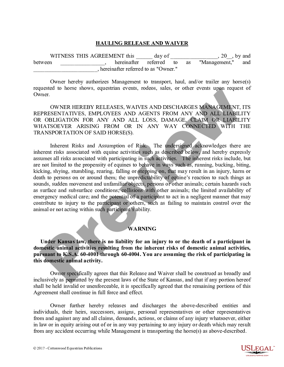 Release Of Liability Form Kansas Withholding Tax