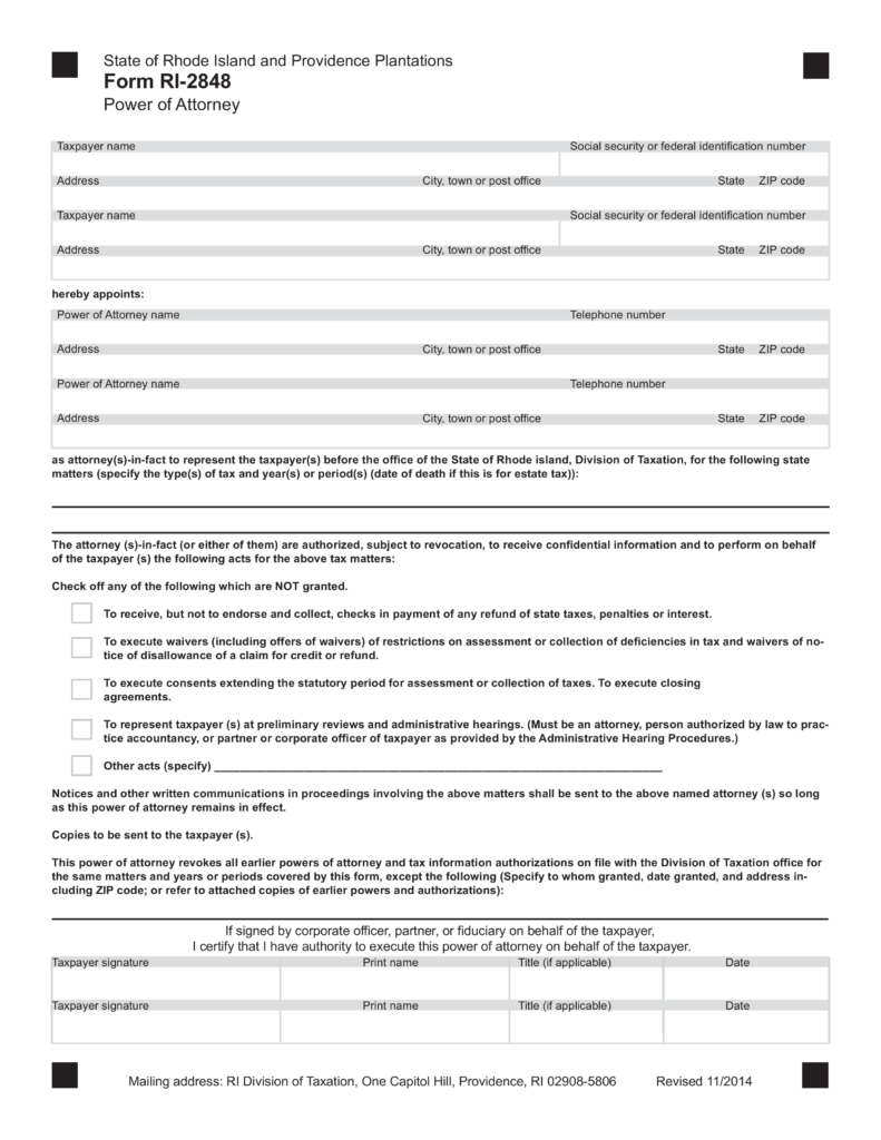 Rhode Island State Tax Withholding Form 2022 WithholdingForm