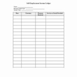 Self Employment Ledger Forms New Self Employment Ledger 40 Free