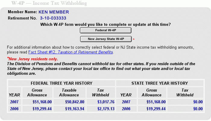 State Of NJ Department Of The Treasury NJDPB