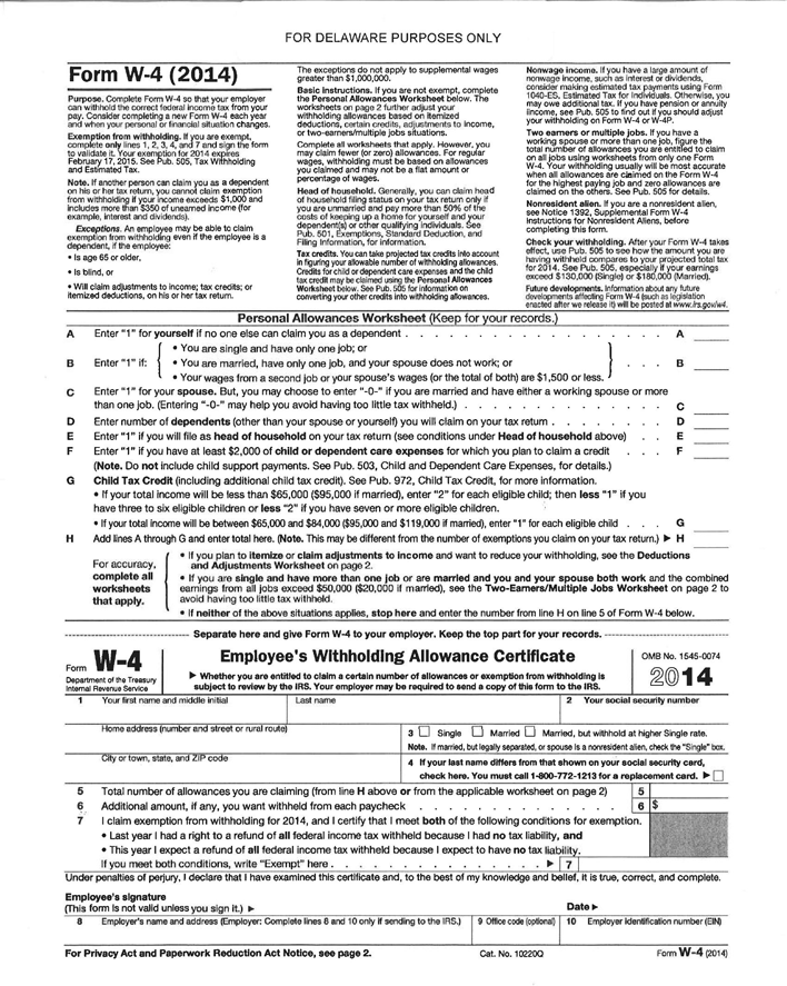 State Tax Withholding Forms Template Free Download Speedy Template