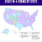 State W 4 Form Detailed Withholding Forms By State Chart