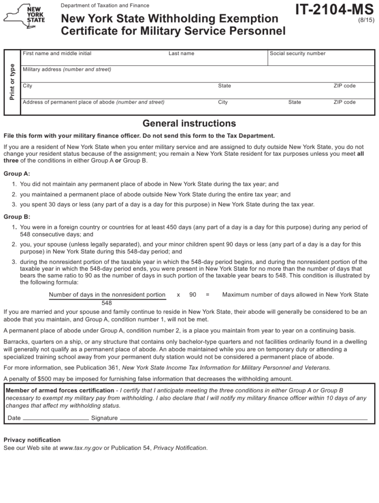 State Withholding Exemption Forms ExemptForm