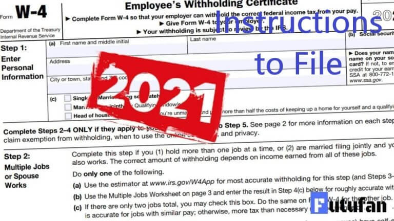 W4 Form Instructions To File 2022 W 4 Forms