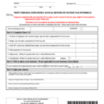 West Virginia Employee Tax Forms 2022 Employeeform