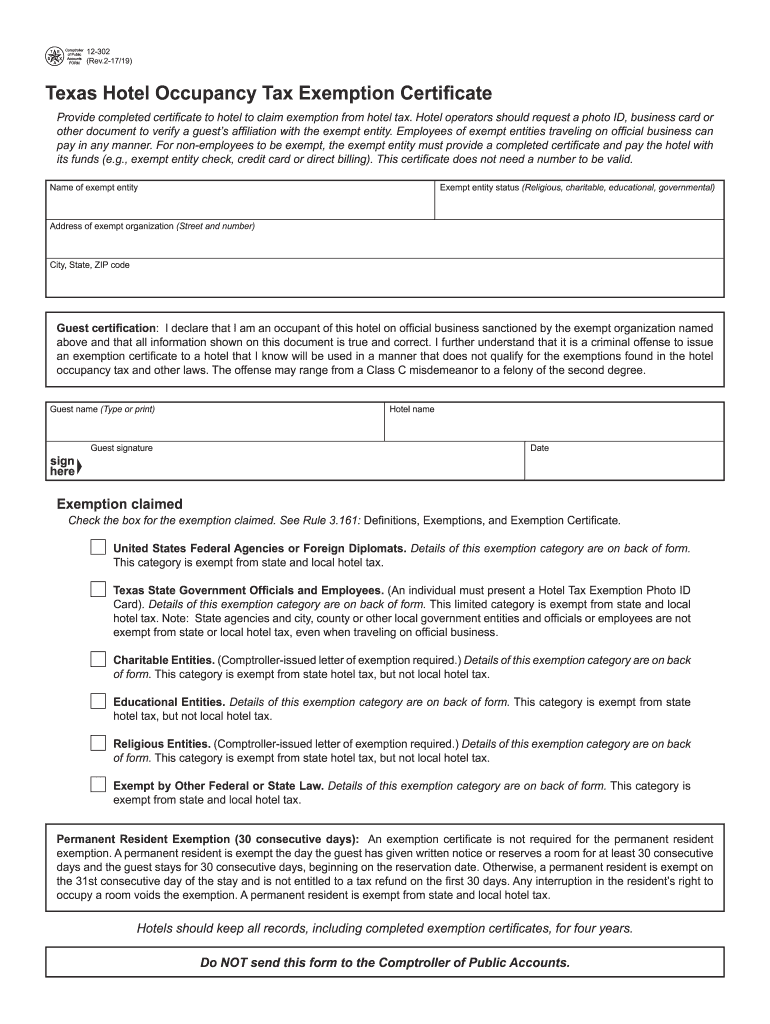 2023 Texas Tax Exempt Form ExemptForm