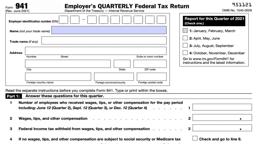 941 Form 2024