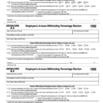 Arizona Employee Withholding Form 2022 2022 Employeeform