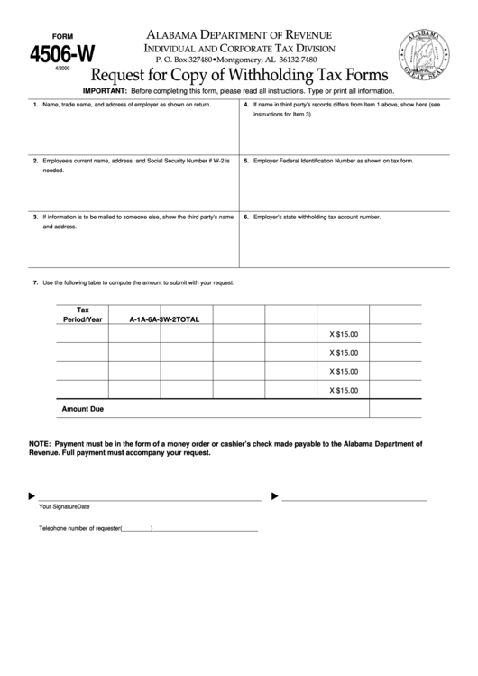 Box 12a State Of Alabama Withholding Form WithholdingForm