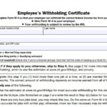 California State Tax Form Not Subjected To State Withholding