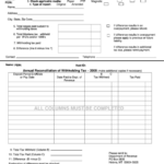 Fillable Form Mw3 Montana Annual Withholding Tax Reconciliation