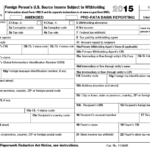 Form 1042 S Explained Foreign Person s U S Source Income Subject To