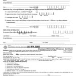 Form Ia W4 Employee Withholding Allowance Certificate 2002