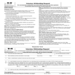 Form W 4V Voluntary Withholding Request 2014 Free Download