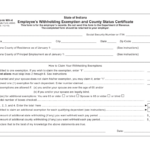 Form WH 4 State Form 48845 Download Fillable PDF Or Fill Online