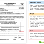 How To Fill Out Form W 4 2021 Withholding Guide Nerdwallet Images And