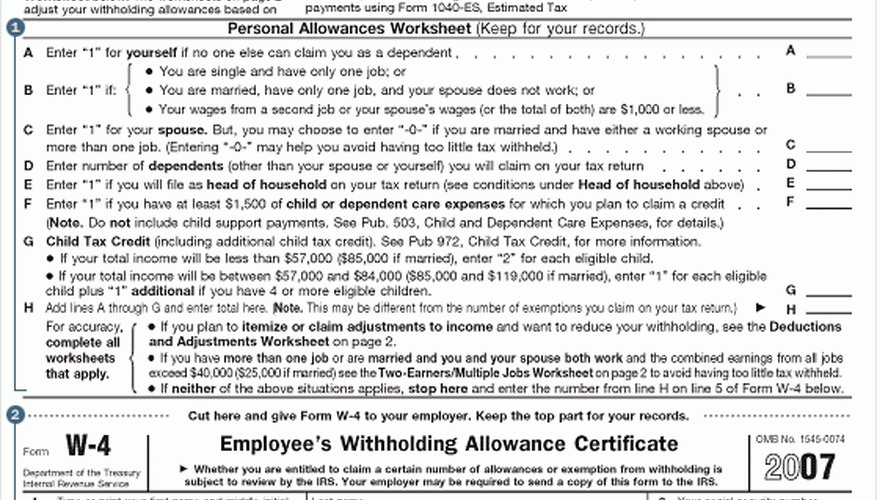 How To Fill Out The W 4 Form Pocket Sense