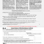 Kansas Withholding Form K 4 2022 W4 Form