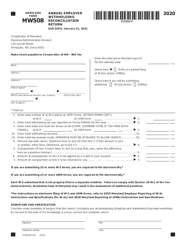 Maryland State Withholding Tax Form 2022 WithholdingForm