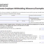 Mn W4 Form Printable 2022 W4 Form